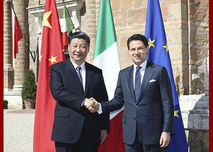 Xi, Conte Hold Talks on Elevati